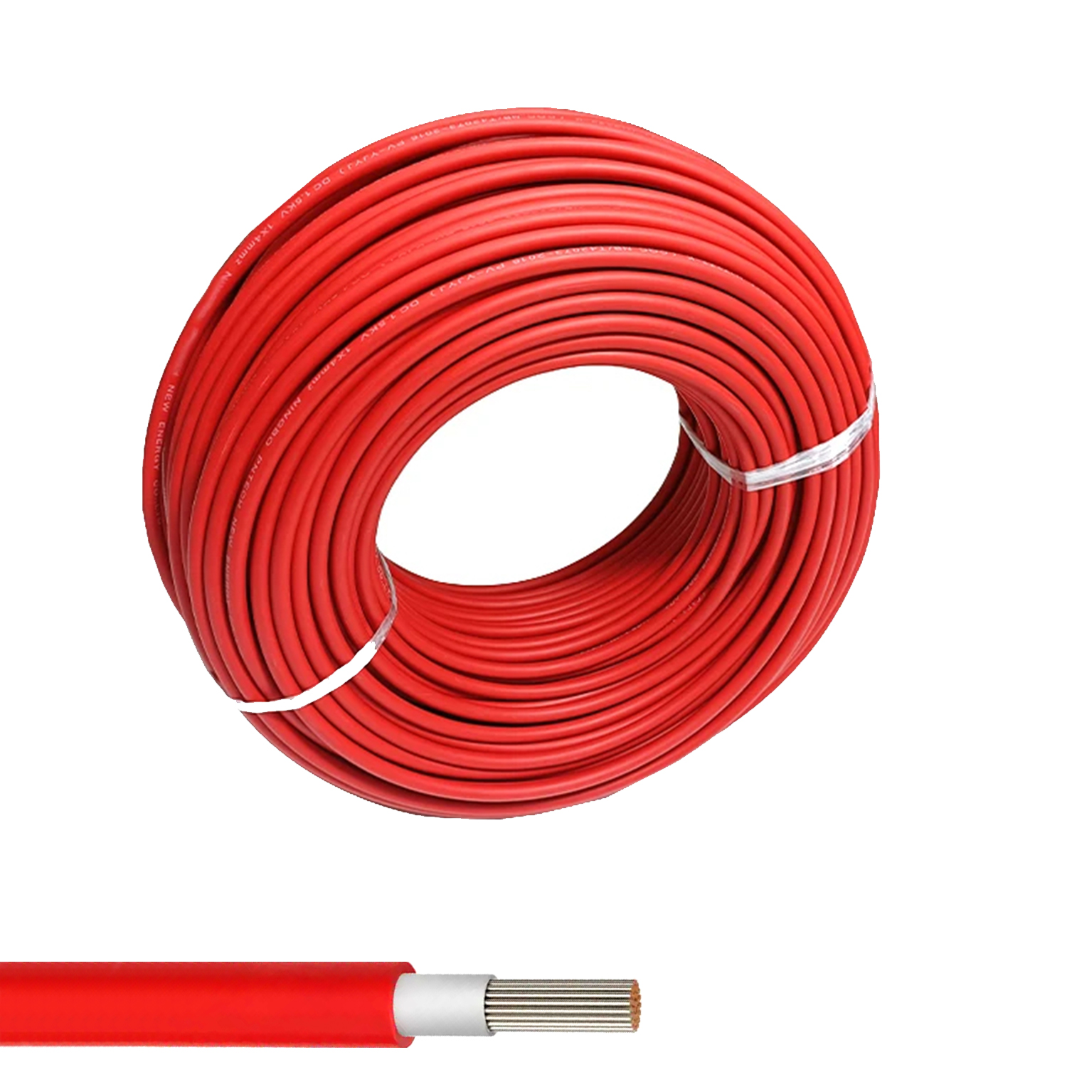 Solarkabel 6mm2 5-500m H1Z2Z2-K rot schwarz PV Kabel | ENCO | TÜV Rheinland